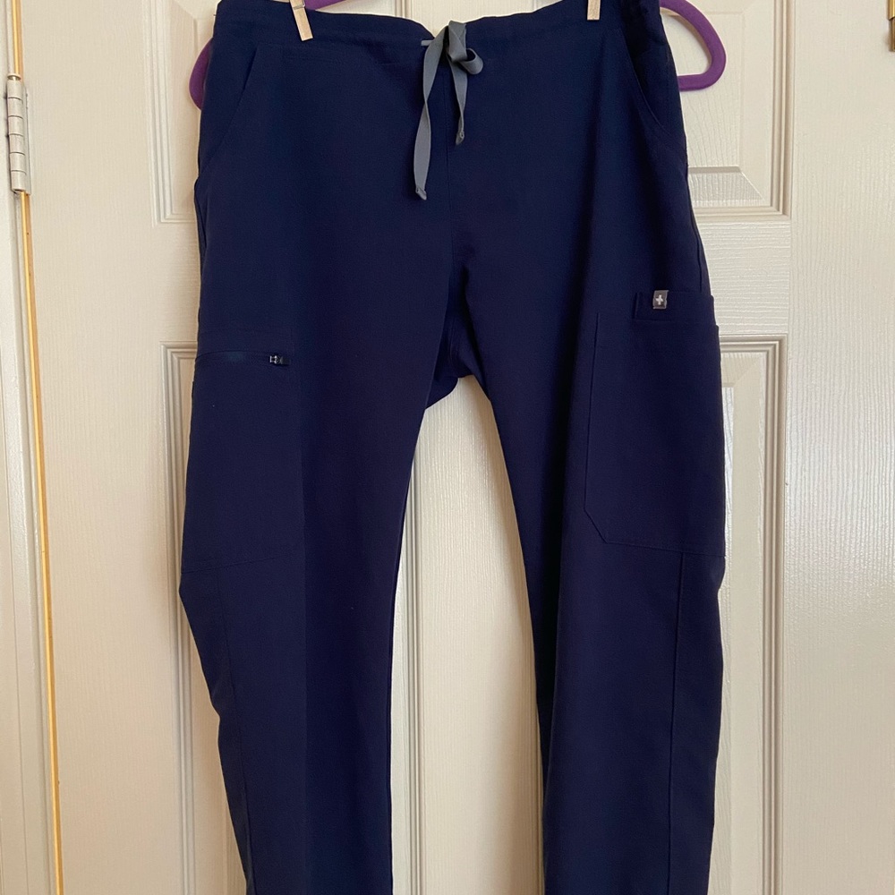 Figs Small Navy blue medical scrub pants